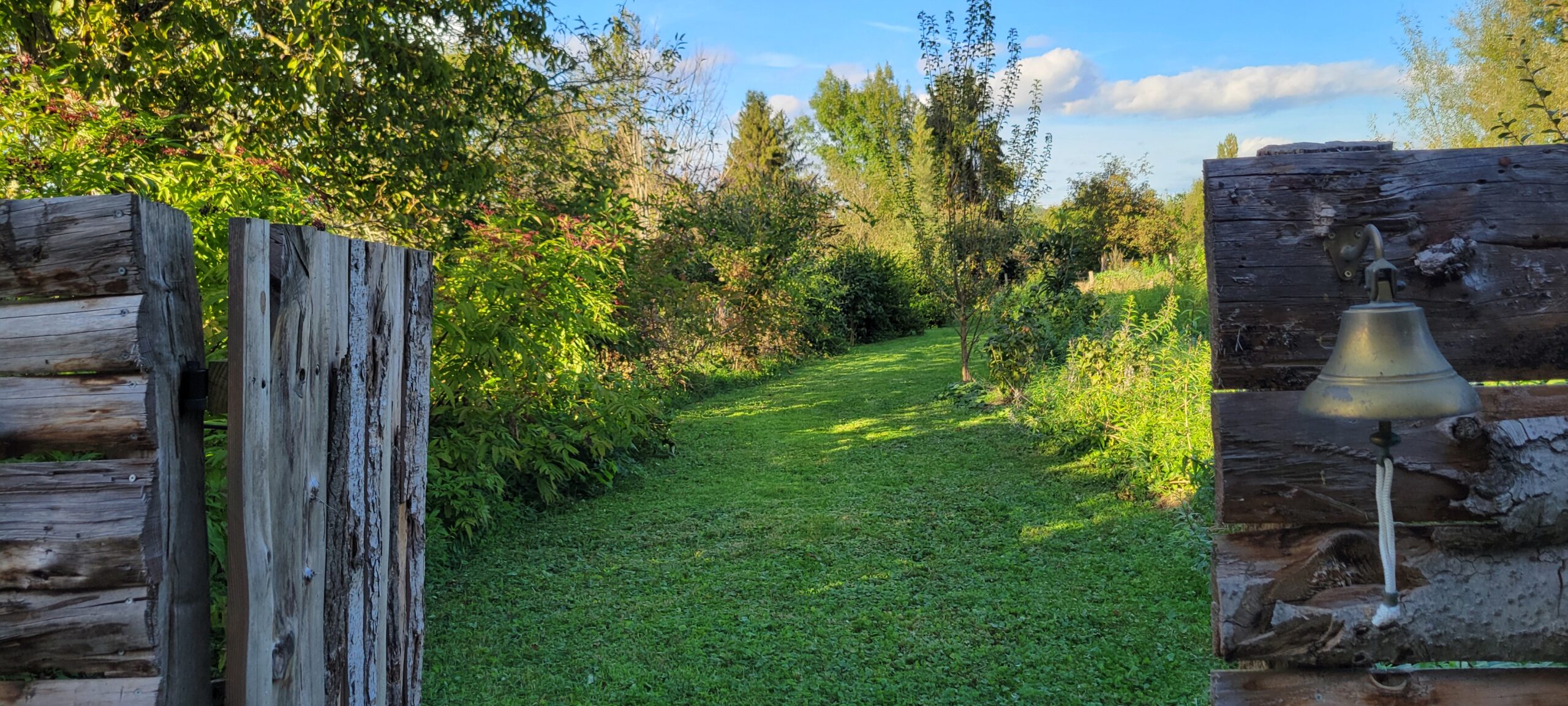 entrée du jardin